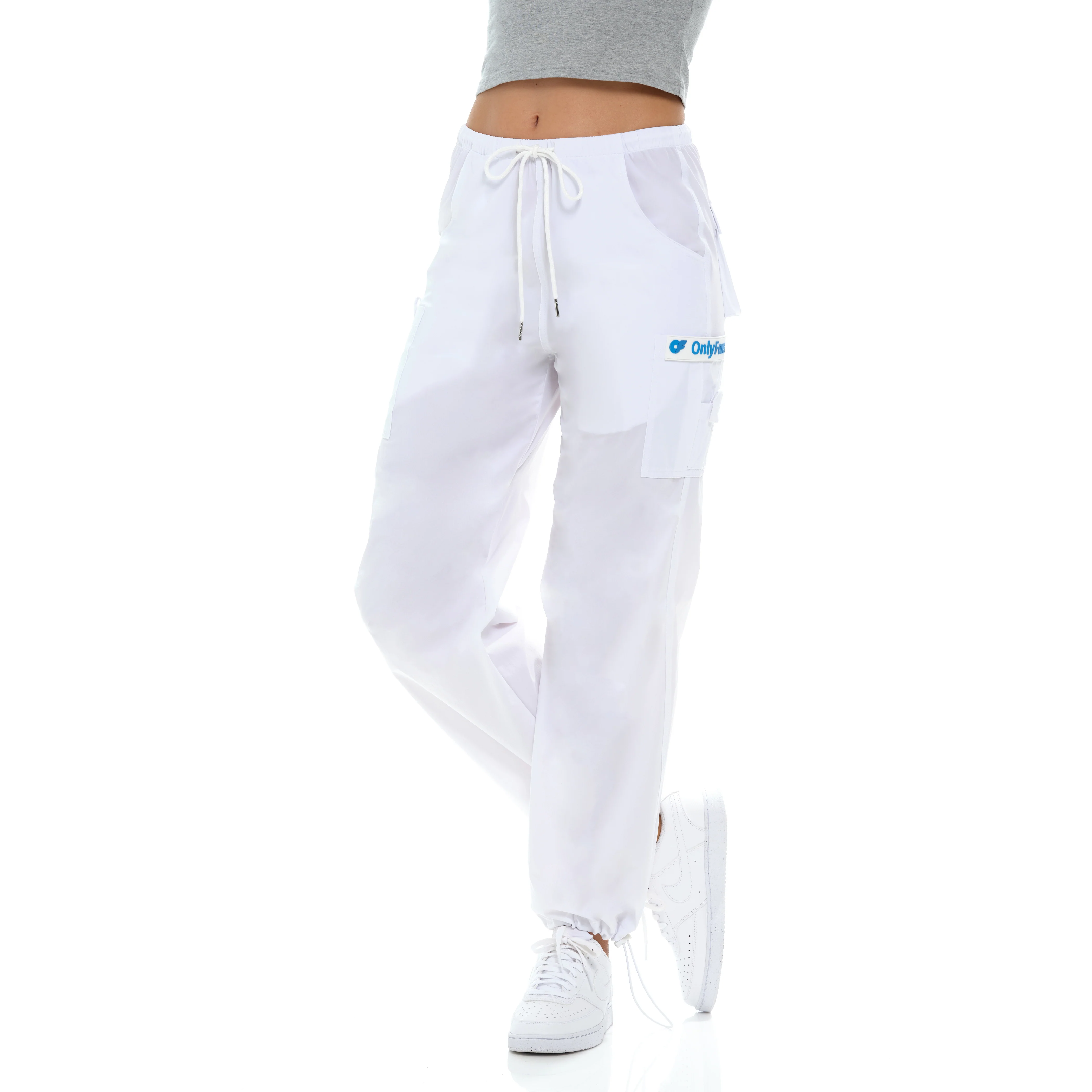 Cargo Pants - White - Image 3