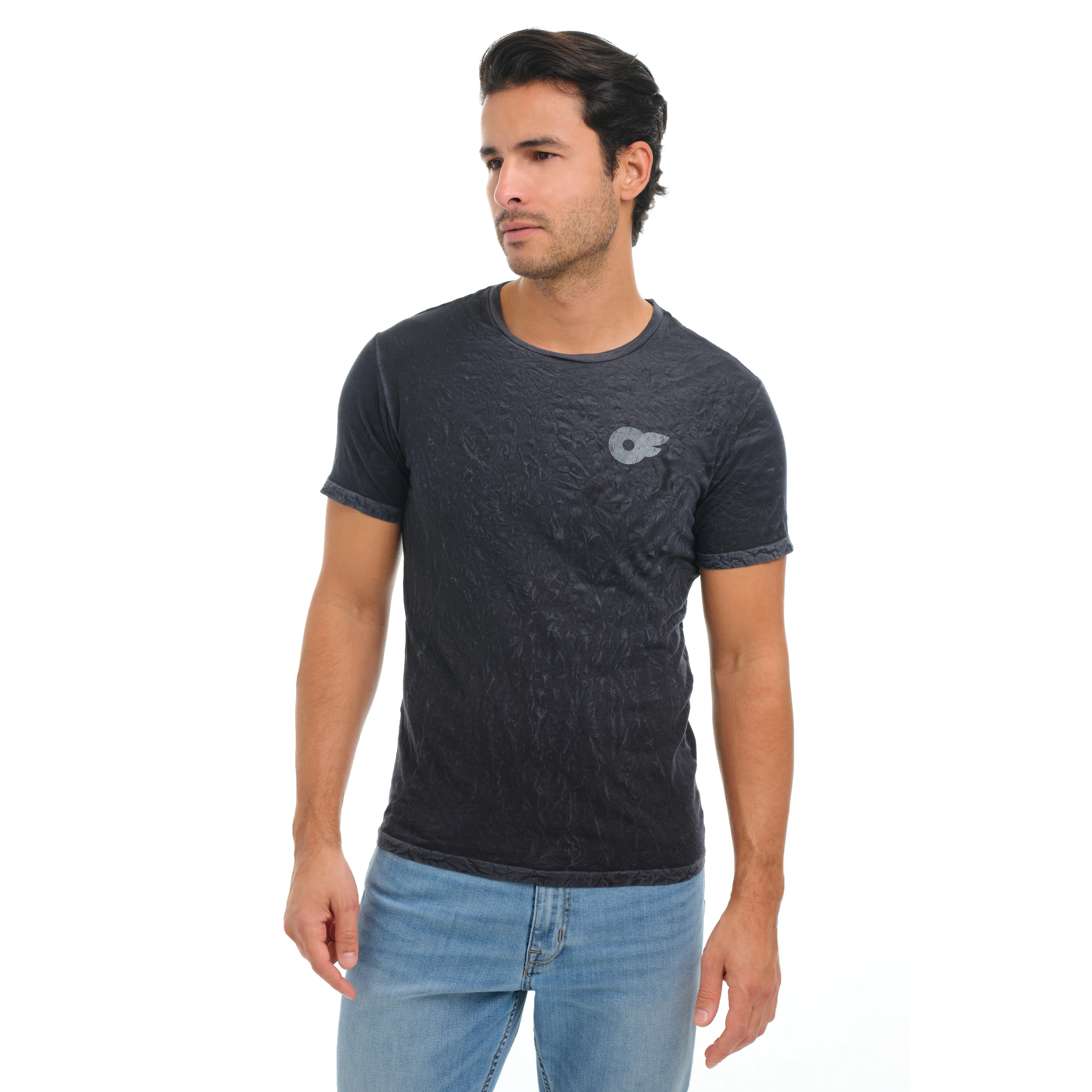 Crinkle Tee - Gray - Image 3