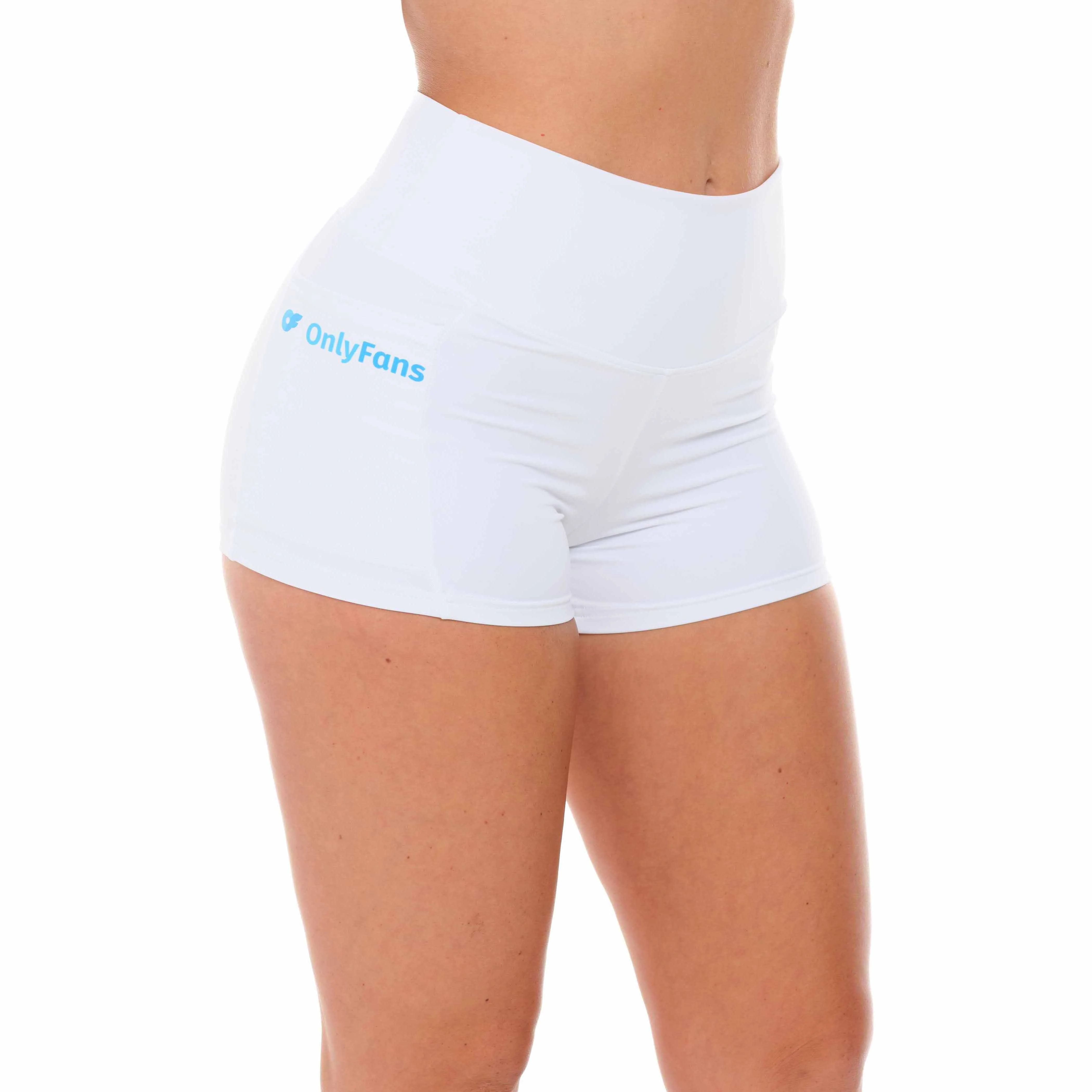 OnlyFans x Spice Rack Shorts - White - Image 4