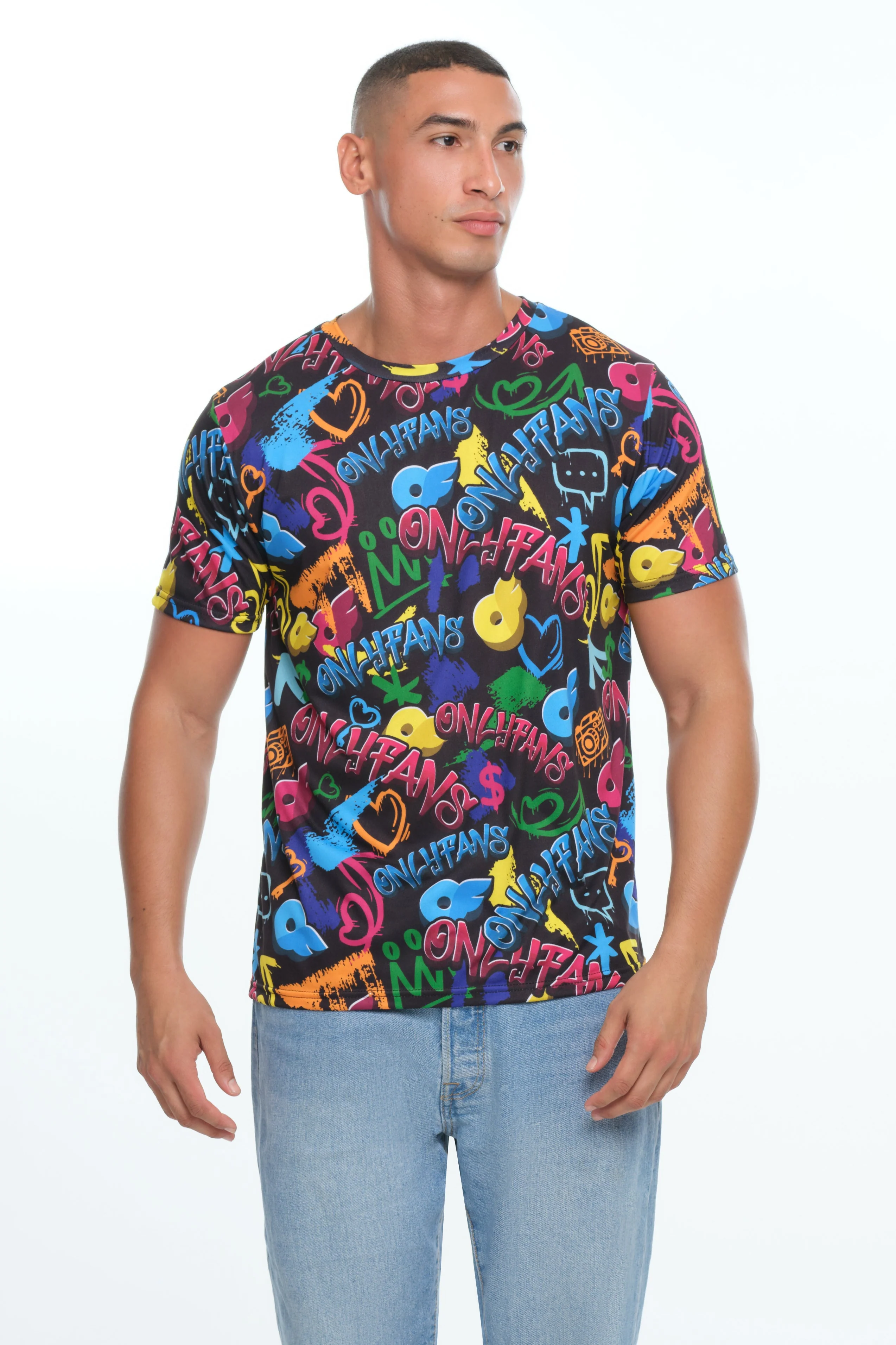Patterned Tee - Tagged - Image 2