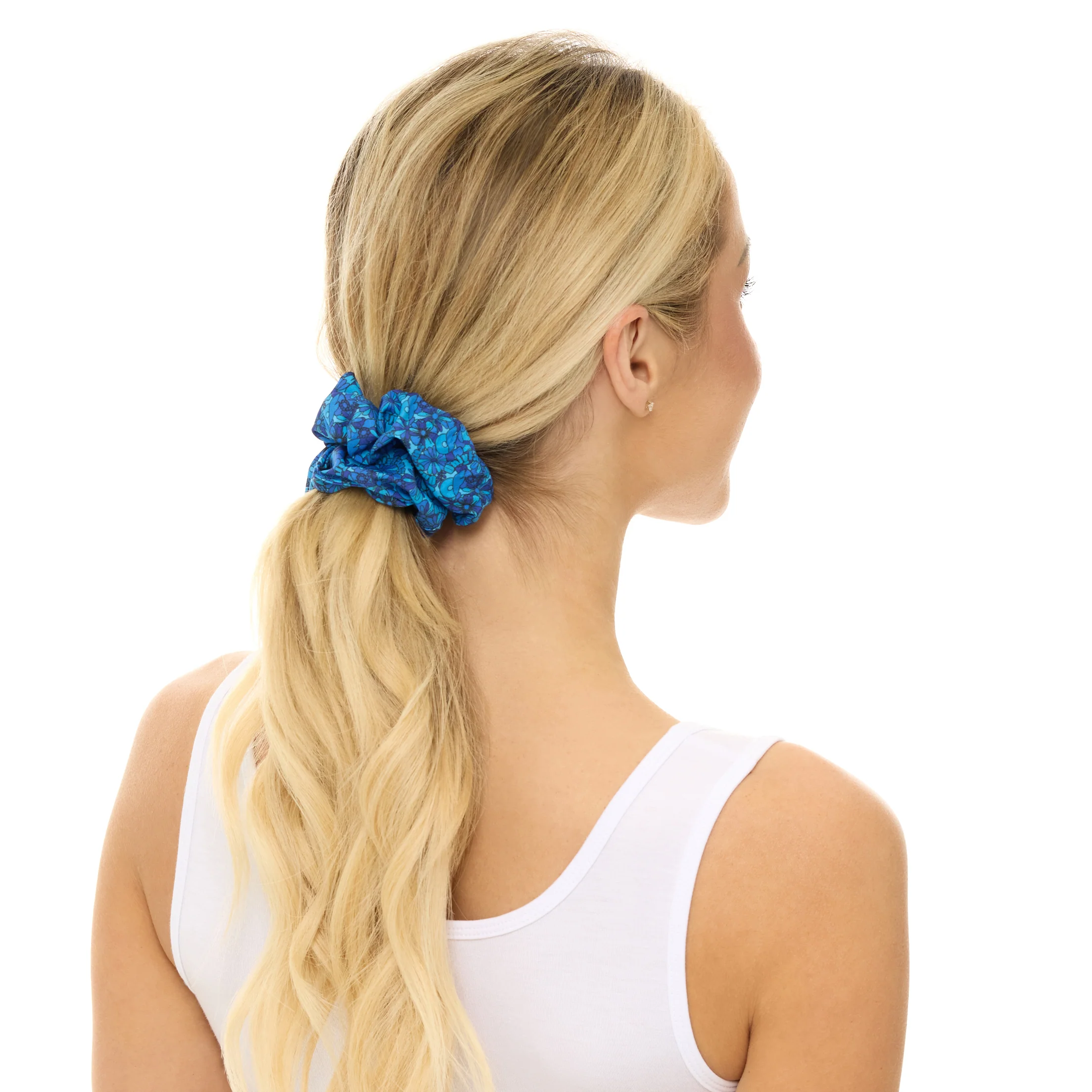 Scrunchie - Blue Bloom - Image 2