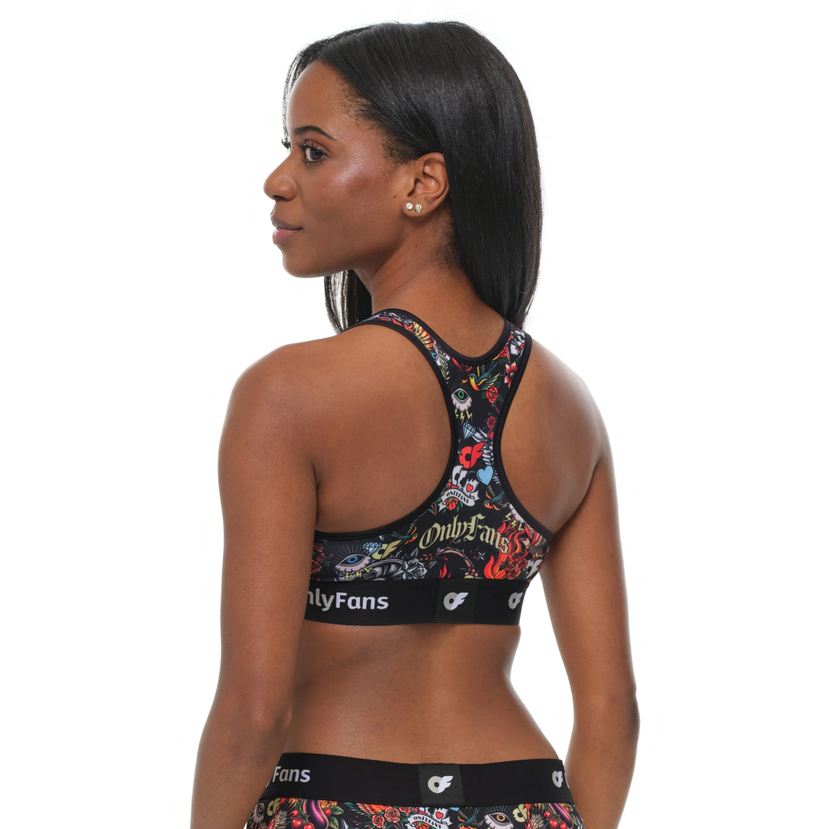 Stretch Lounge Bra - Tattoo - Image 4