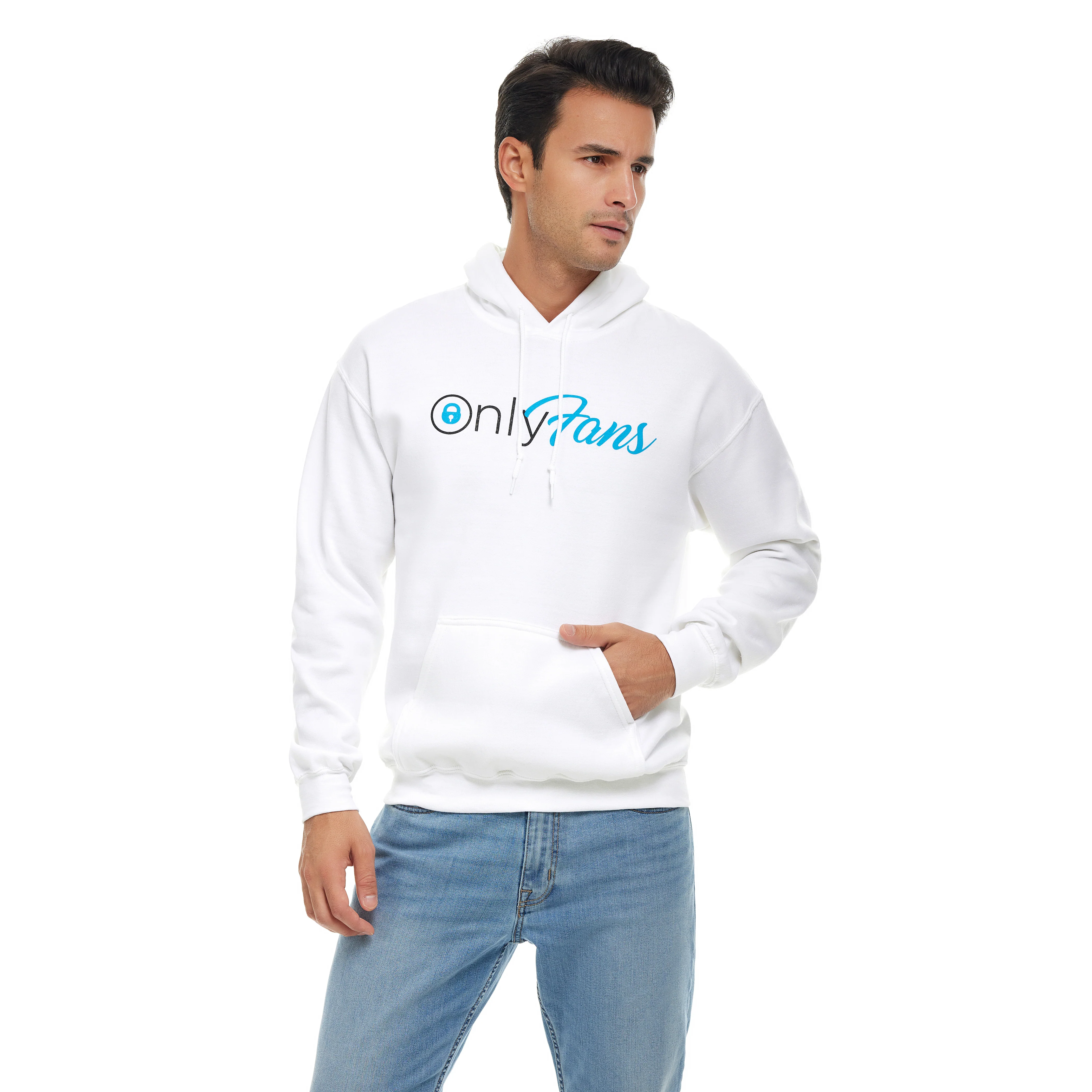 Classic Hoodie - White - Image 3